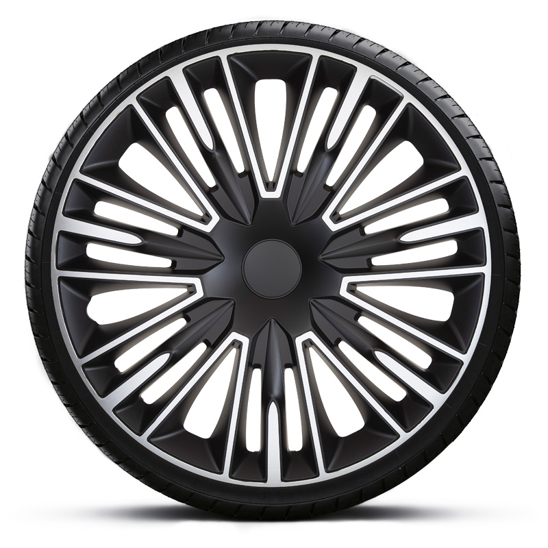 Jeu d'enjoliveurs Jerez 14-inch argent/noir
