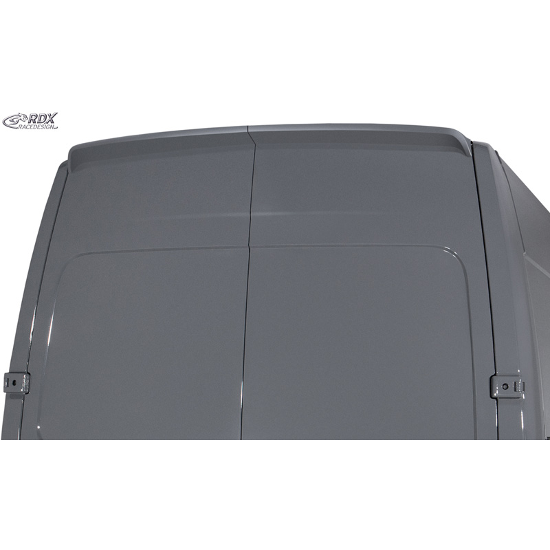 RDX Racedesign Becquet de toit sur mesure pour Renault Master 2010-2024 / Opel Movano 2010-2021 / Nissan NV400 2010-2021 / Nissan Interstar 2021-2024 (H2) (avec 2 portes battantes) (PU)