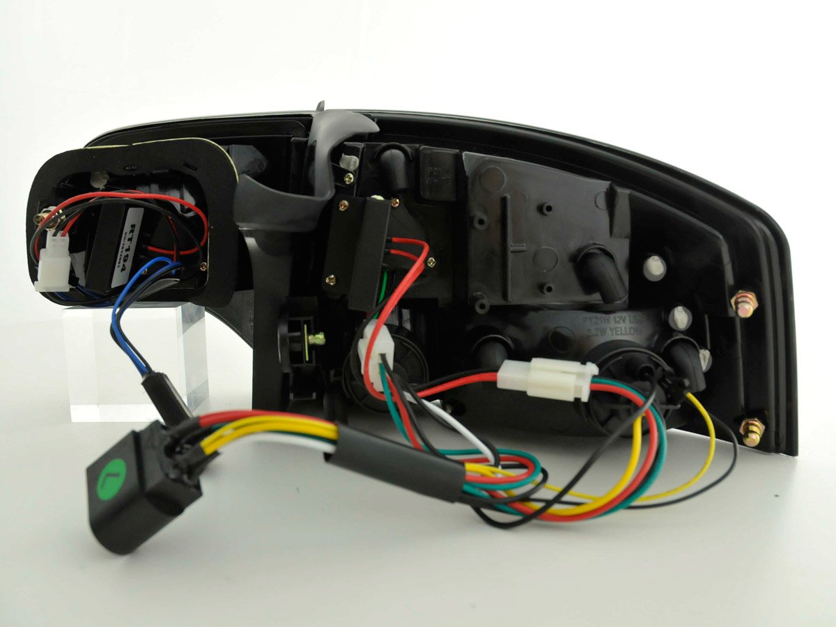 Feux arriere Audi A4, 04-07 LED/LIMOUSINE clear red/black