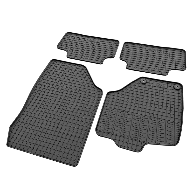 CIKCAR Set tapis de caoutchouc sur mesure pour Peugeot 3008 III PHEV/EV 2024- / 5008 III PHEV/EV 2024- & Citroën C5 Aircross II PHEV/EV 2025- & Opel Grandland II PHEV/EV 2024- (4-pièces + points de fixage)