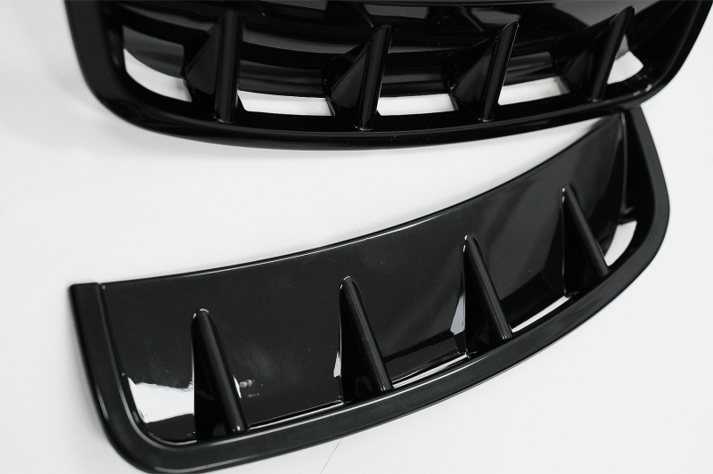 Zij-Intakes Mercedes A Klasse W177 Glans Zwart