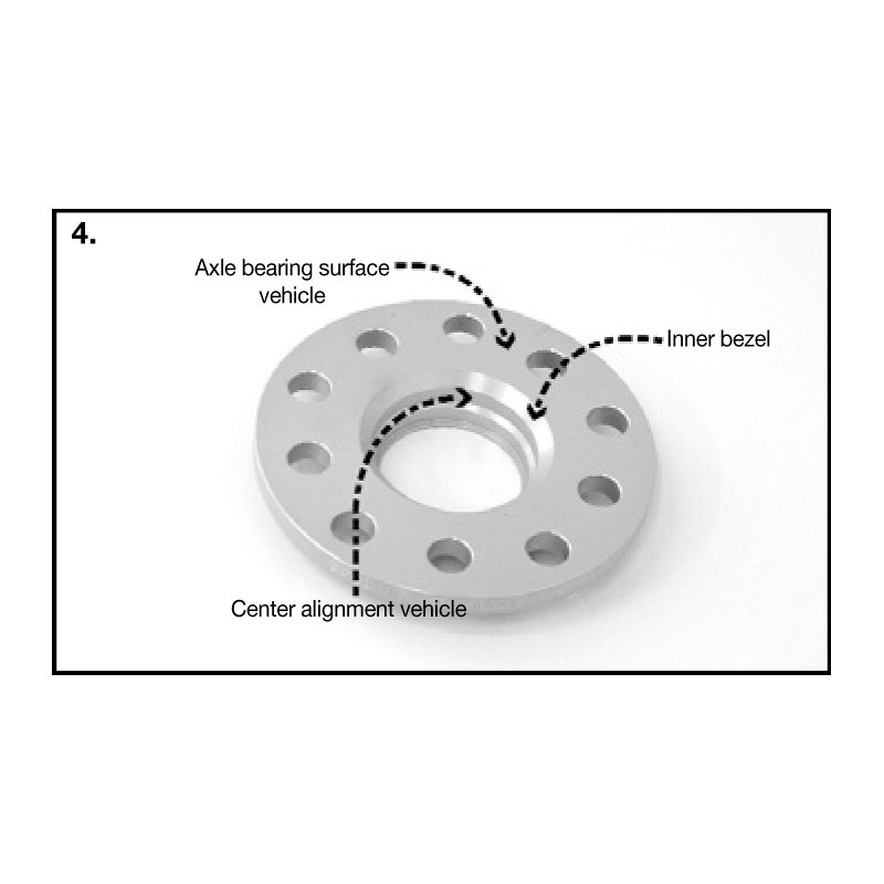 H&R Set des espaceurs de roues Système-DR 36mm par essieu - Cartouche de boulon 4x100 - Moyeu 57,1mm - Taille de boulon M12x1,5 - sur mesure pour Seat/Volkswagen