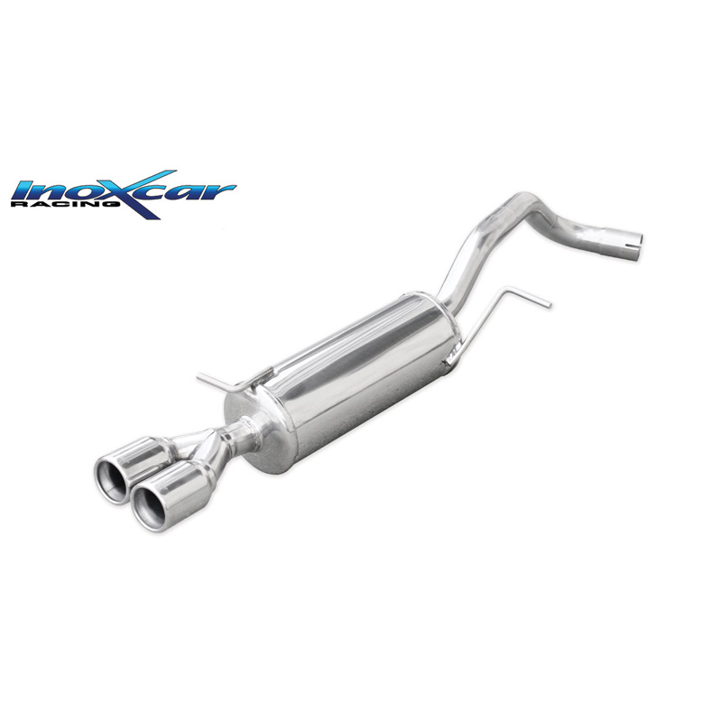 100% Inox Échappement Sport sur mesure pour Volkswagen Polo 6C 1.8 GTI 192cv 2015-2018 2x80mm