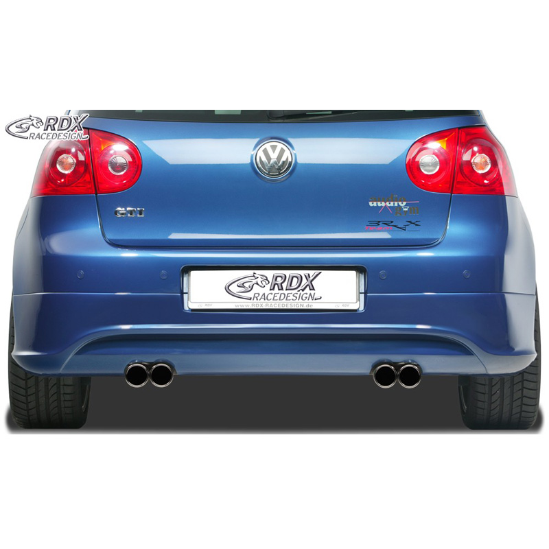 Jupe arrière sur mesure pour Volkswagen Golf V R32 Hatchback 3/5-portes 2003-2008 (échappement à gauche/droite) excl. Variant/Plus (ABS)