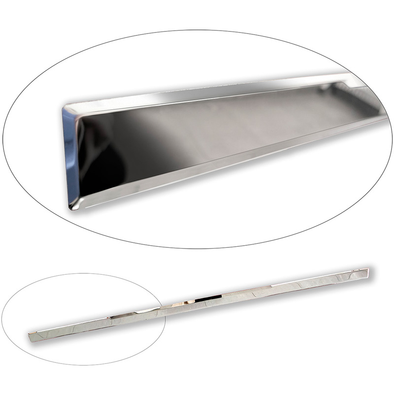 Avisa Revêtement d'habillage du hayon du coffre inox Chrome sur mesure pour Hyundai Tucson IV 2020-2024 & Facelift 2024-