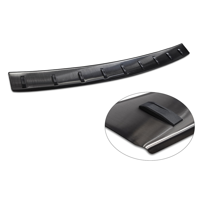 Protection de seuil arrière inox noir sur mesure pour Volkswagen Passat Variant (CJ5) incl. R-Line & Hybrid 2024- 'STRONG EDITION'