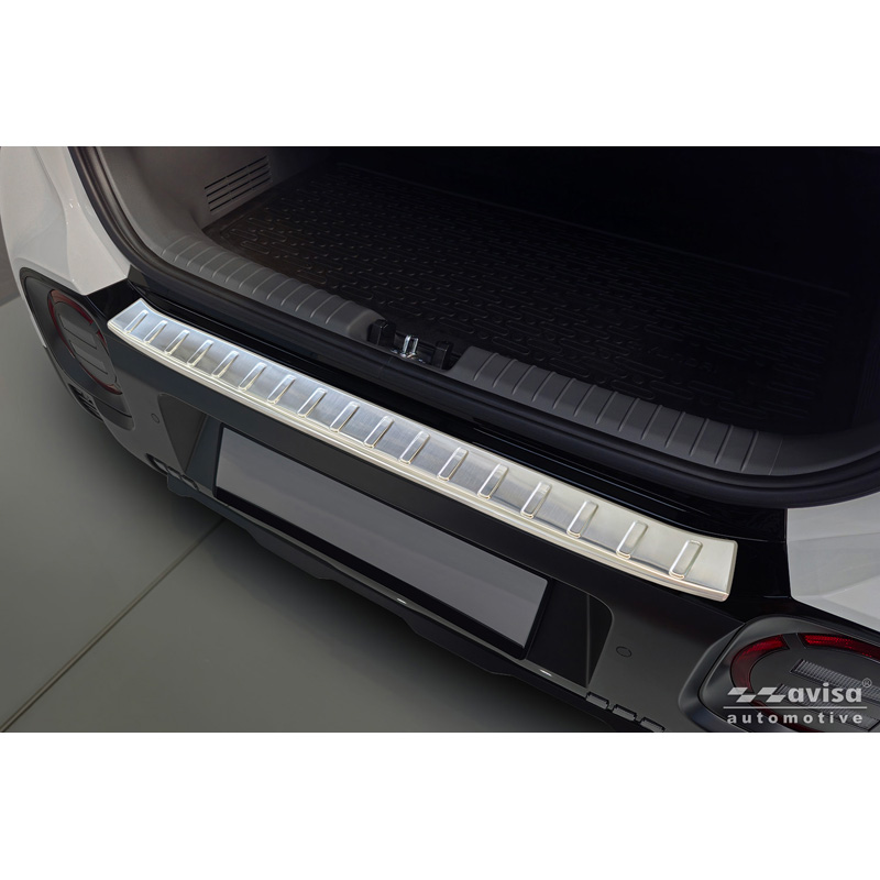 Avisa Protection de Seuil de Coffre Acier Inox sur mesure pour Hyundai Inster 2024- - Argent