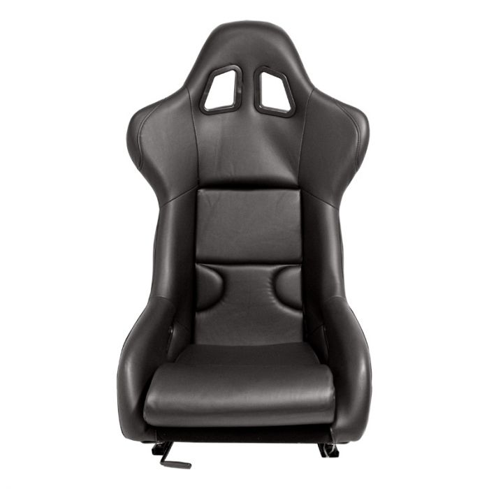 Siège baquet 'RR' - Simili Cuir Noir - Dossier fixe en polyester - incl. glissières