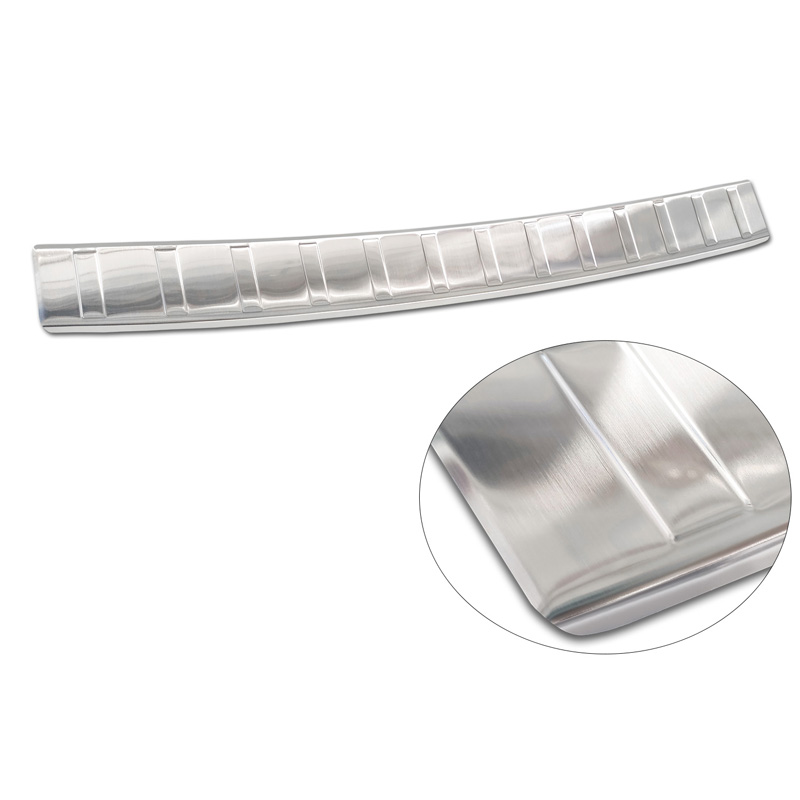 Protection de seuil arrière inox sur mesure pour BMW Série 3 G21 Touring 2019-2022 'Ribs'