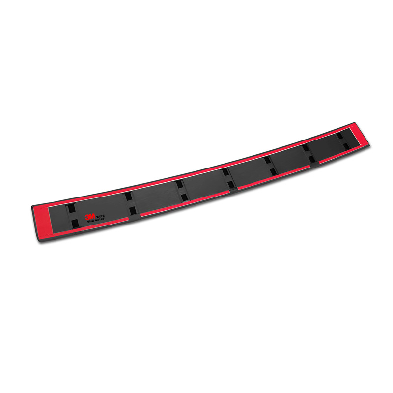 Protection de seuil arrière inox noir sur mesure pour Audi A6 (C8) Avant incl. S-Line 2023- 'STRONG EDITION'