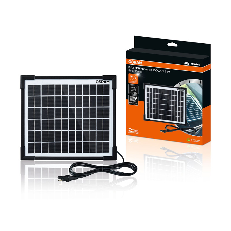 Osram BATTERYcharge Solar 5W - Mainteneur de batterie solaire