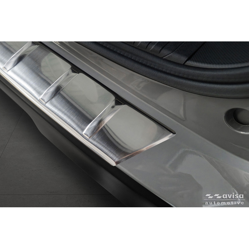 Avisa Protection de seuil arrière inox sur mesure pour Subaru Forester (SL) 2025- 'Ribs'