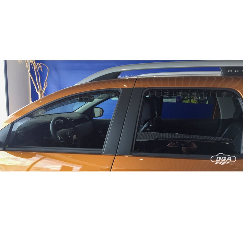 DGA Jeu de Déflecteurs d'Air sur mesure pour Dacia Duster II 2018-2023 (4-pièces)