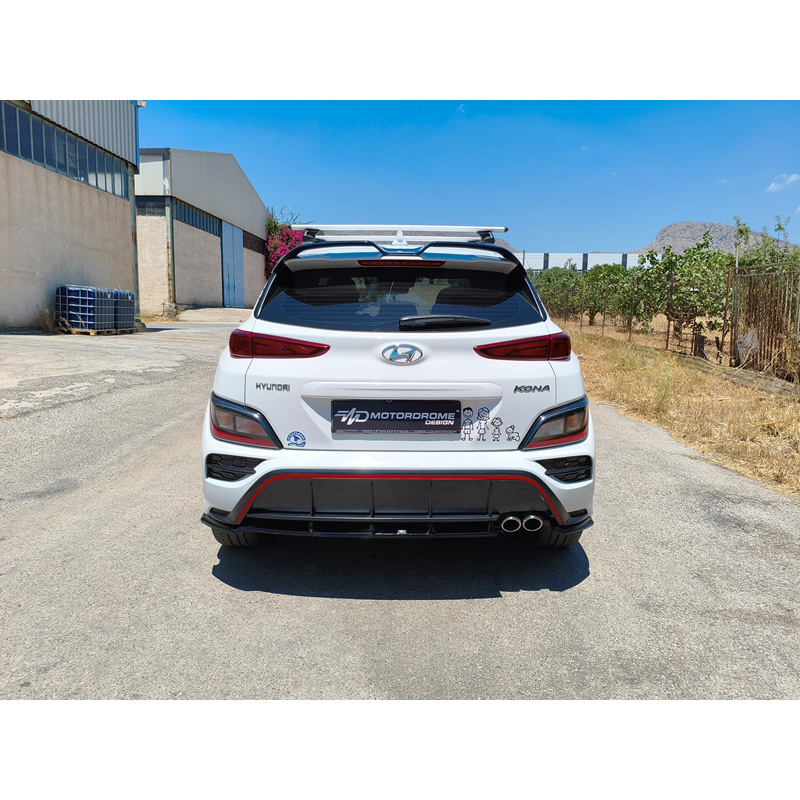 Motordrome Becquet de toit sur mesure pour Hyundai Kona mk1 Facelift 2020-2023 (PU)
