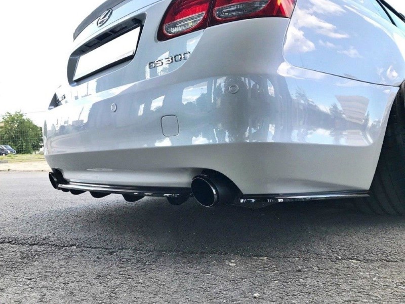 Centrale Achterspoiler Lexus GS 300 Mk3 Facelift (Met Verticale Bars) Glanzend Zwart