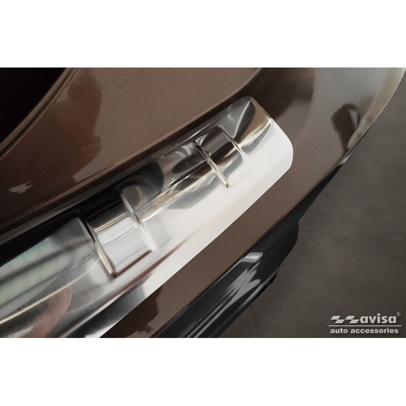 Protection de seuil arrière inox sur mesure pour Mitsubishi Eclipse Cross PHEV Facelift 2021-