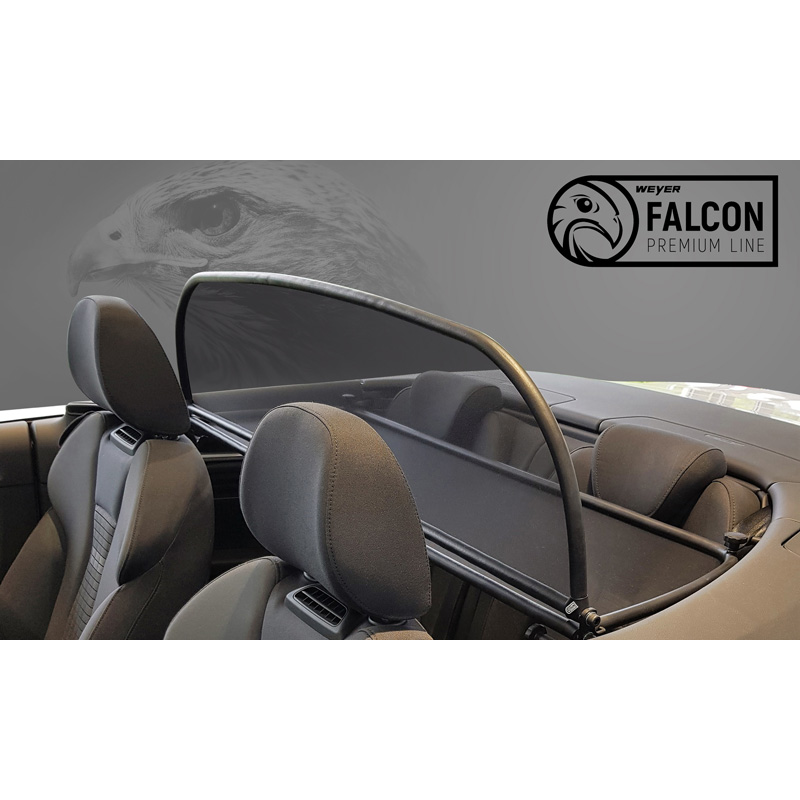 Filet coupe-vent Weyer Falcon Premium sur mesure pour Audi A3 8P Cabrio 2014-