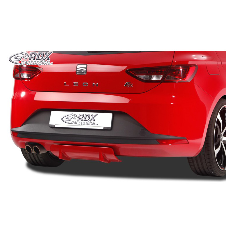 Jupe arrière 'Diffuseur U-Diff' sur mesure pour Seat Leon (5F) incl. FR/SC/ST 2012-2020 (PU)
