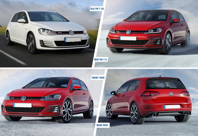Bodykit VW Golf 7.5 VII Facelift (2017-up) GTI Design
