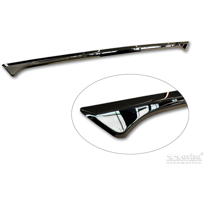 Avisa Moulure de hayon en Inox Noir Chrome sur mesure pour Toyota Corolla Touring Sports (E21) 2019-