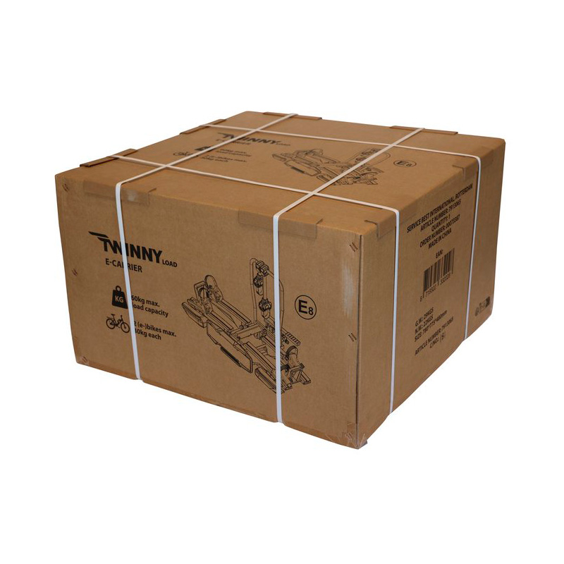 Twinny Load Porte-vélos E-carrier (Joint-rapide/Pliable) ->60kg