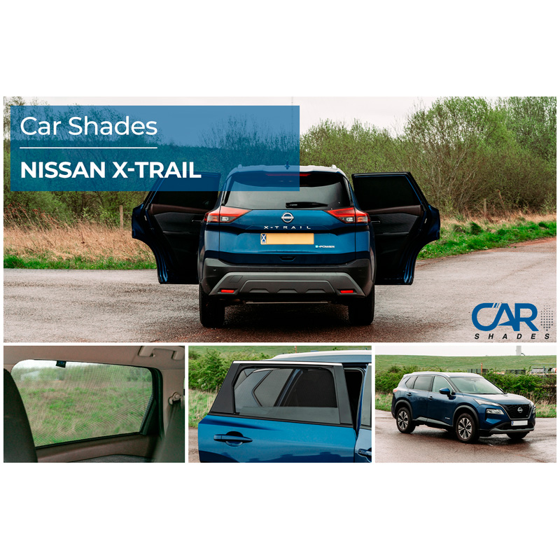 Set de Car Shades (portes arrières) sur mesure pour Nissan X-Trail (T33) 5 portes 2022- (2-pièces)