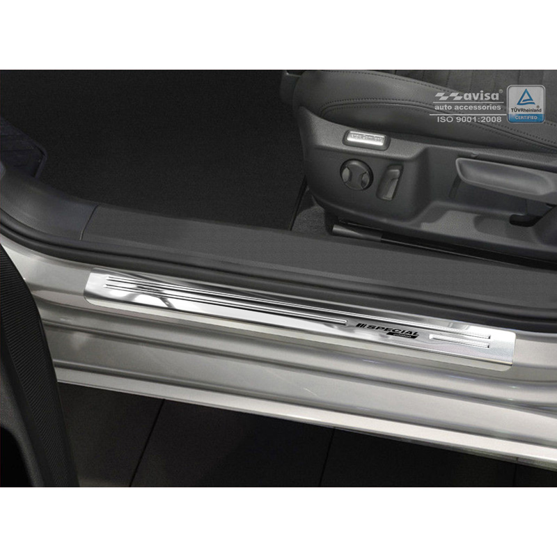 Seuils de portes inoxydable sur mesure pour Volkswagen Passat 3G Sedan/Variant 2014-2023 - 'Special Edition' - 4-pièces