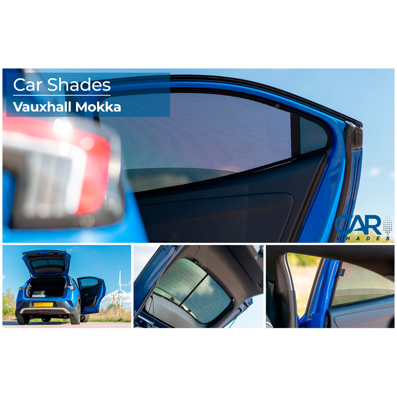 Set de Car Shades sur mesure pour Opel Mokka 5 portes 2020- (4-pièces)