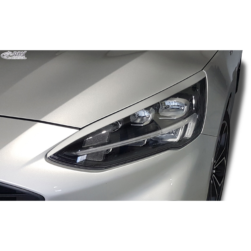 Spoilers de phares sur mesure pour Ford Focus IV Hatchback/Wagon/Sedan 2018-2022 (ABS)