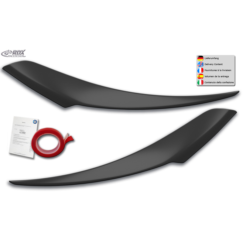 Spoilers de phares sur mesure pour Hyundai Tucson (TLE) Facelift (uniquement phares à LED) 2018-2020 (ABS)