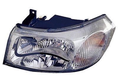 koplamp, Visteon, H4, chroom, elektr verstelb, rechts Ford Trans