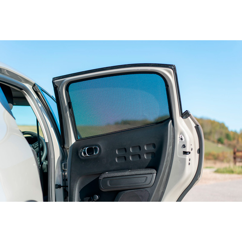 Set de Car Shades (portes arrières) sur mesure pour Citroen C3 5 portes 2016- (2-pièces)
