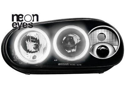 Phares VW Golf IV Angel Eyes Ice CCFL