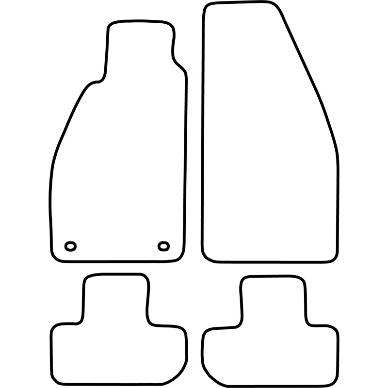 Set de tapis de sol sur mesure pour Alfa Romeo Spider 1995-2006/GTV 1996-2005