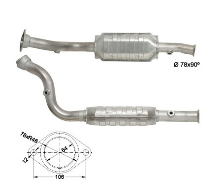 Peugeot 806 2.0i 16V 1998 cc 99 Kw / 135 cv XU10J4R Magnaflow CA