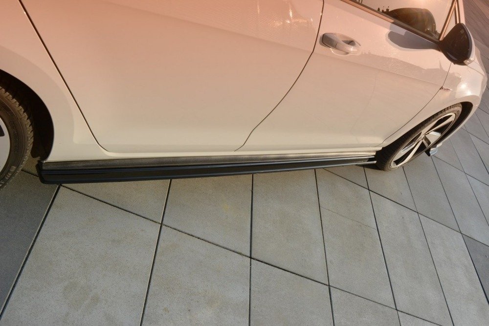 Zijskirts VW Golf 7 GTI / Facelift Glans Zwart