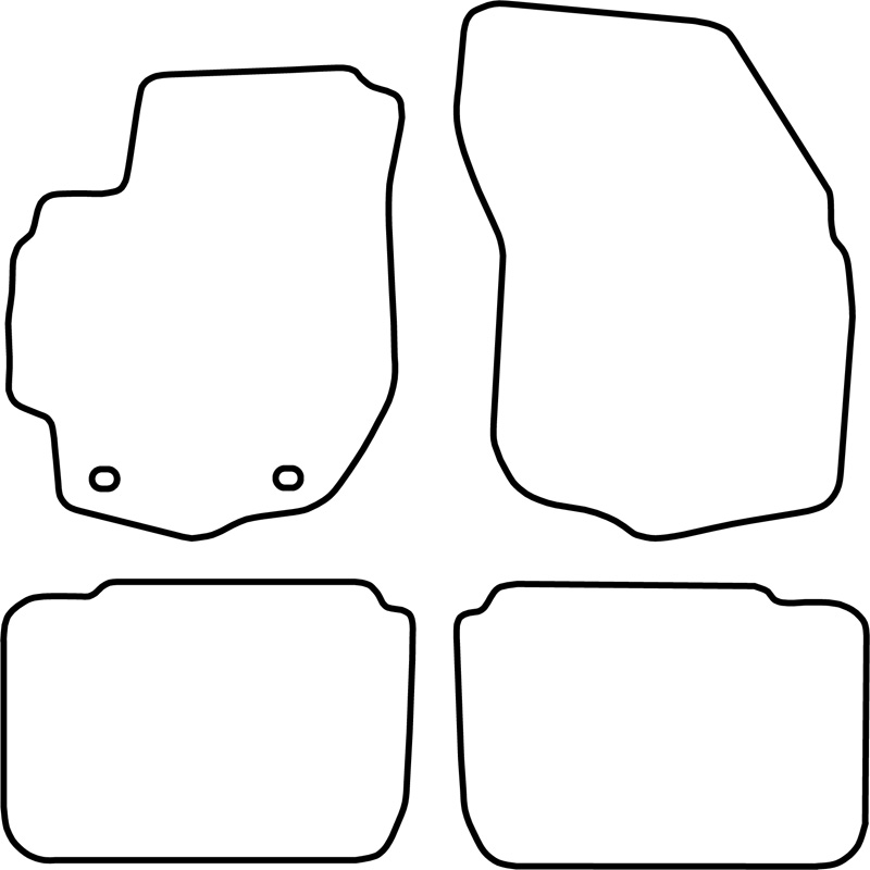 Set de tapis de sol sur mesure pour Suzuki Liana 2004-2007