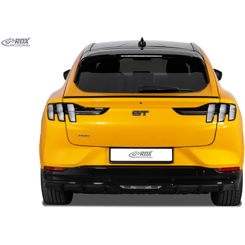 RDX Lèvre spoiler arrière sur mesure pour Ford Mustang Mach-E 2020- (ABS)