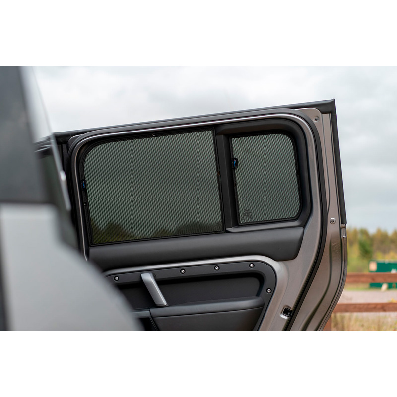 Set de Car Shades sur mesure pour Land Rover Defender D110 5-portes 2020- (12-pièces)