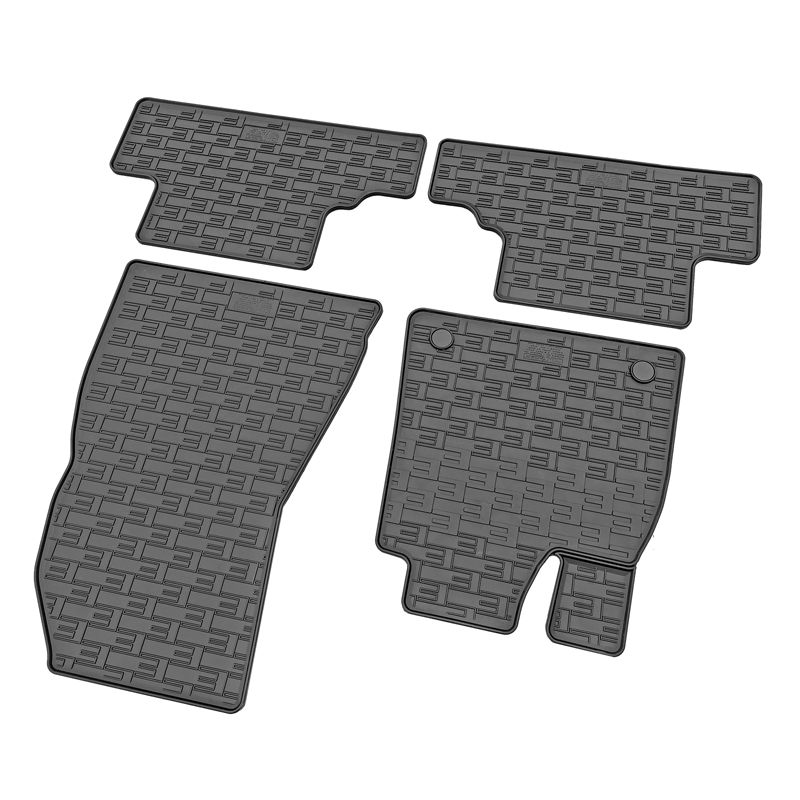CIKCAR Set tapis de caoutchouc sur mesure pour Renault R5 E-Tech 2024- & Nissan Micra VI EV 2025- & Alpine A290 EV 2024- (4-pièces + points de fixage)