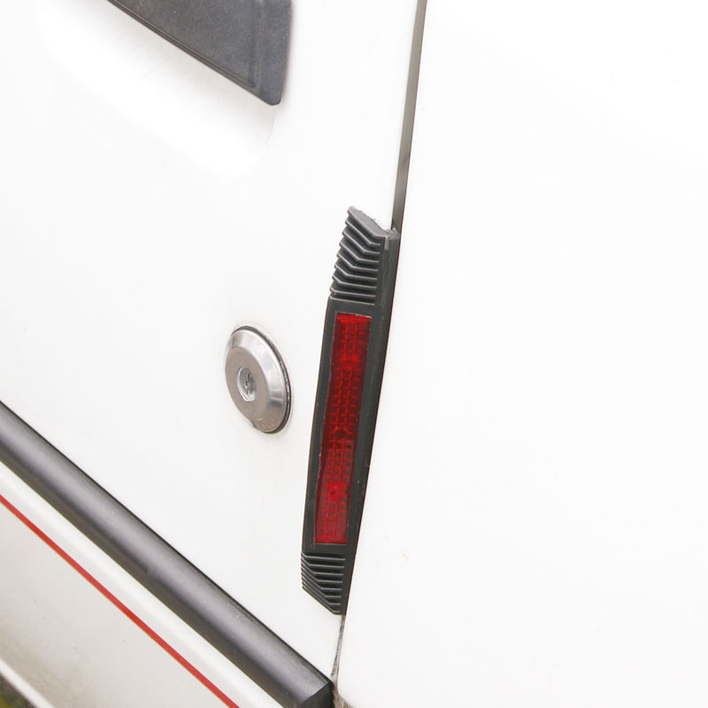 Carpoint Set de Protecteurs pour Porte 140mm avec Réflecteur
