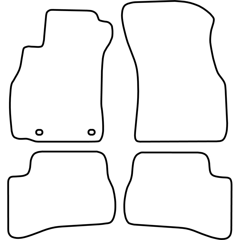 Set de tapis de sol sur mesure pour Hyundai Accent 2000-2006