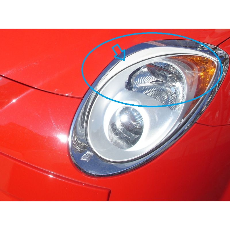 Casquettes de Phares sur mesure pour Alfa Romeo Mito 2008- (ABS)