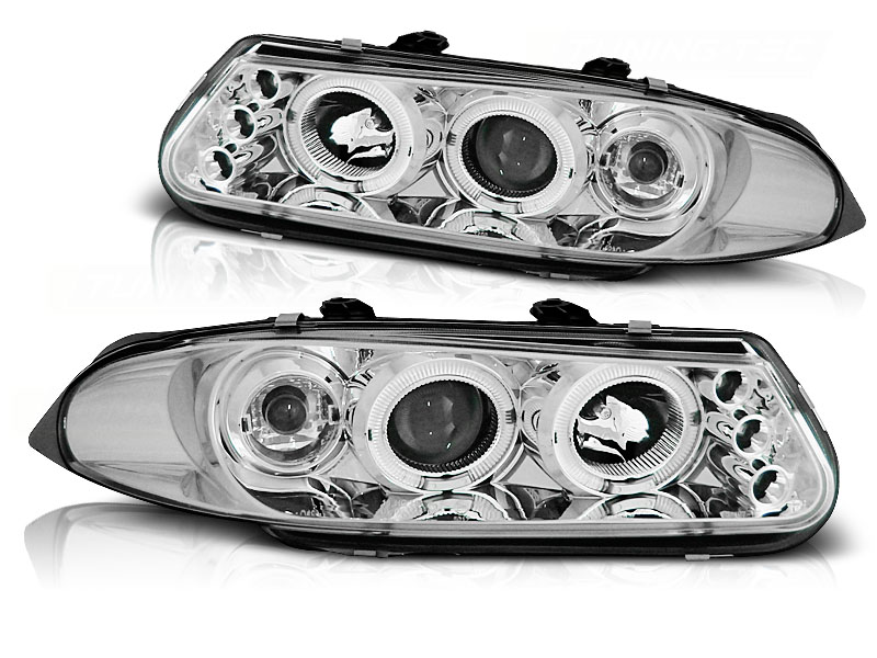 Phares Rover 200 Angel Eyes chrome