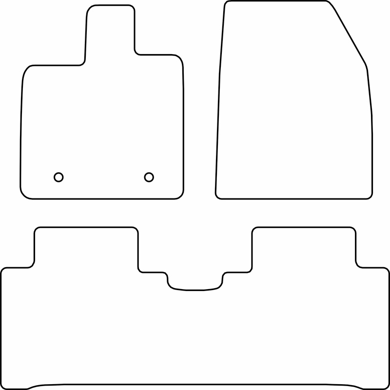 Set de tapis de sol en velours sur mesure pour BYD DOLPHIN Electric 2021-