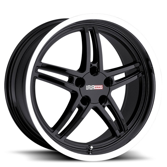Velgen Cray Scorpion 17x9 5x120,65 ET50 Glanzend Zwart + Machine