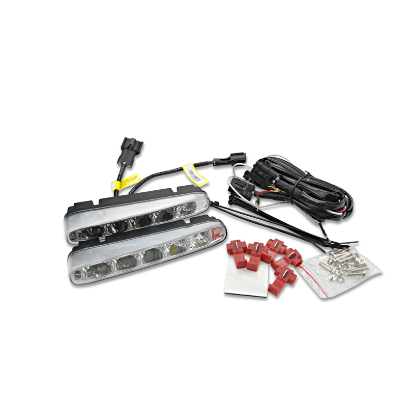 Set Feux Diurnes Universel (DRL) - 4W Spot Light LED - 192x32x41,5mm - incl. Homologation E