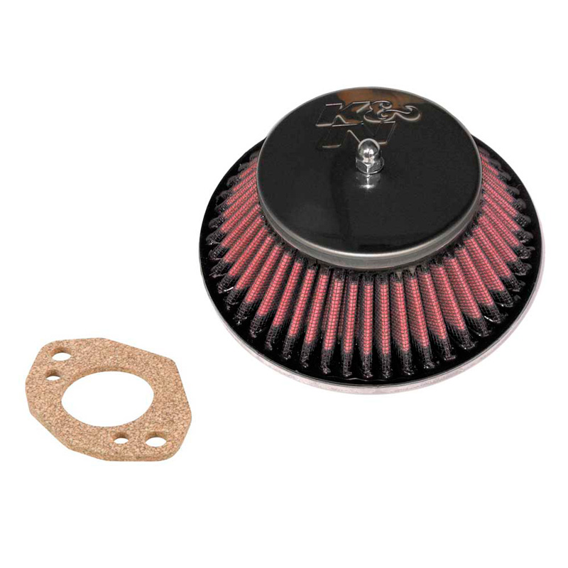 K&N Filtre à Air conique sur mesure pour carburateur SU/SU Hitachi 1.5'' HS4/HIF4/HIF38, trou décentré, Hauteur d'assemblage 52mm (56-9320)