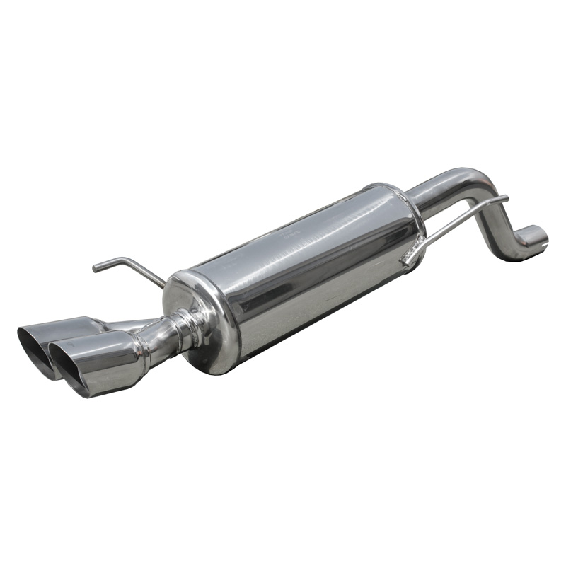 100% Inox Échappement Sport sur mesure pour Abarth Punto EVO 1.4TB MultiAir (165cv) 2010- 2x80mm Racing