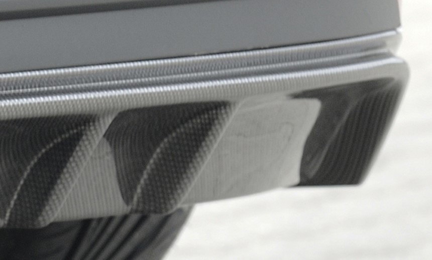 Diffuser Seat Leon F5 FR Rieger dubbele uitlaat links carbon-look